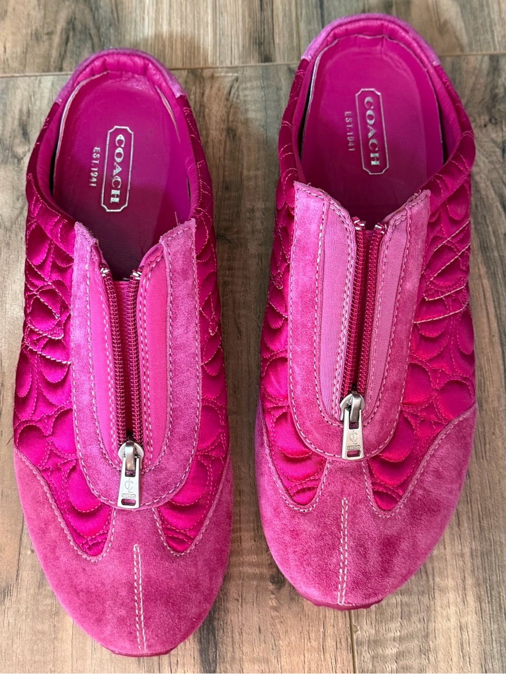 Coach vintage pink sneakers 10